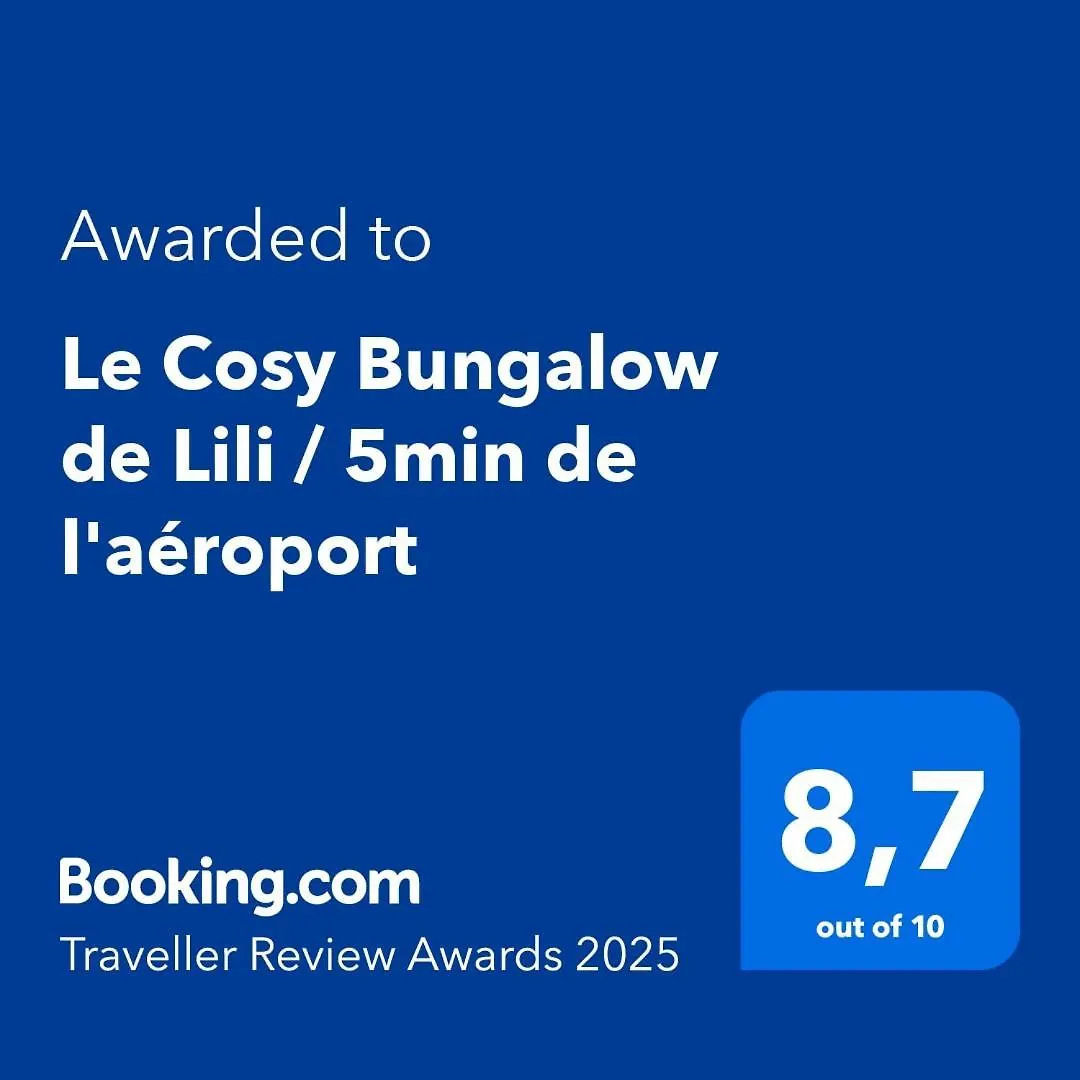 Le Cosy Bungalow De Lili / 5Min De L'Aeroport Les Abymes 0*,